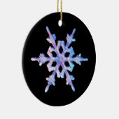 Schneeflocke Keramik Ornament (Rechts)