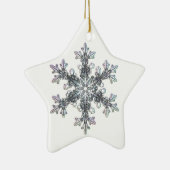 Schneeflocke Keramik Ornament (Rechts)