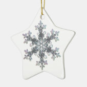 Schneeflocke Keramik Ornament (Links)