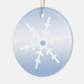 Schneeflocke Keramik Ornament (Links)