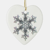 Schneeflocke Keramik Ornament (Rechts)