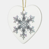 Schneeflocke Keramik Ornament (Links)