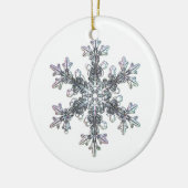 Schneeflocke Keramik Ornament (Links)