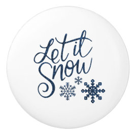 Schneeflocke Keramikknauf