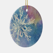 Schneeflocke Keramikornament (Rechts)