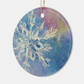 Schneeflocke Keramikornament (Links)