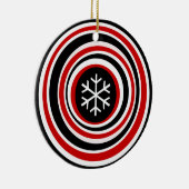 Schneeflocke Keramikornament (Rechts)