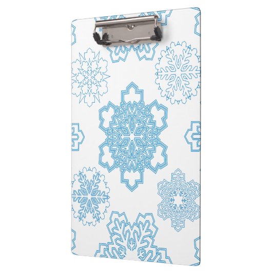 Schneeflocke Klemmbrett (Links)