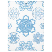 Schneeflocke Klemmbrett (Rückseite)