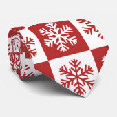Schneeflocke Krawatte (Gerollt)