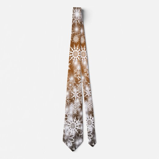 Schneeflocke Krawatte (Vorderseite)