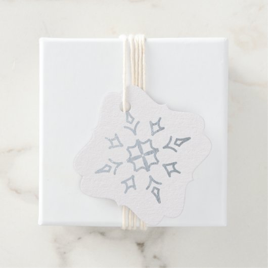 Schneeflocke kreieren geschenkanhänger (Mit Box)