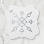 Schneeflocke kreieren geschenkanhänger (Vorderseite)