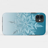 Schneeflocke-Kristall Case-Mate iPhone Hülle (Rückseite (Horizontal))