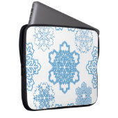 Schneeflocke Laptopschutzhülle (Vorne Rechts)