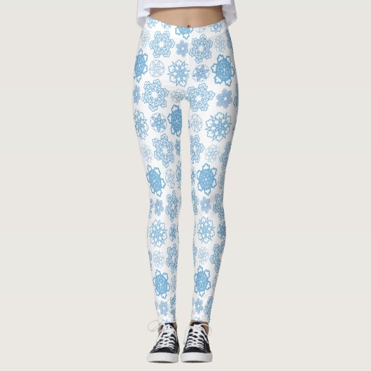 Schneeflocke Leggings (Vorderseite)