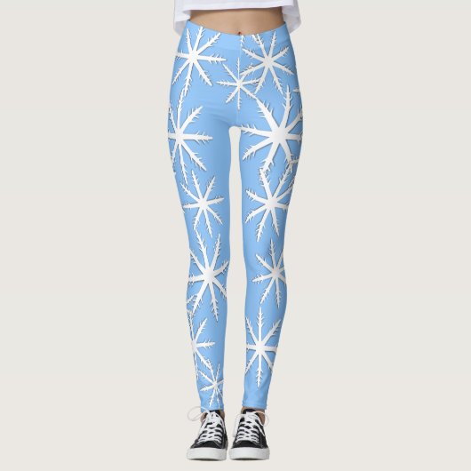 Schneeflocke Leggings (Vorderseite)