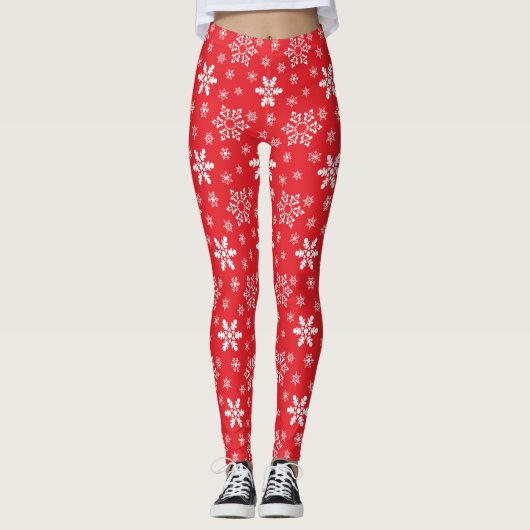 Schneeflocke Leggings (Vorderseite)