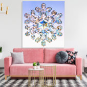 Schneeflocke Leinwanddruck (Insitu (Wohnzimmer))