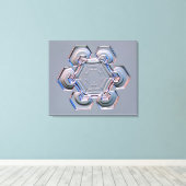 Schneeflocke Leinwanddruck (Insitu (Holzboden))