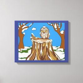 Schneeflocke Leinwanddruck