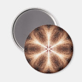 Schneeflocke Magnet (Vorderseite/Rückseite)