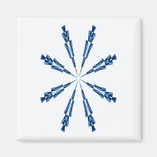 Schneeflocke... Magnet (Vorne)