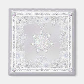 Schneeflocke Magnet (Vorne)