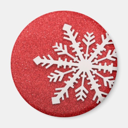 Schneeflocke Magnet (Vorne)