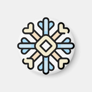 Schneeflocke Magnet