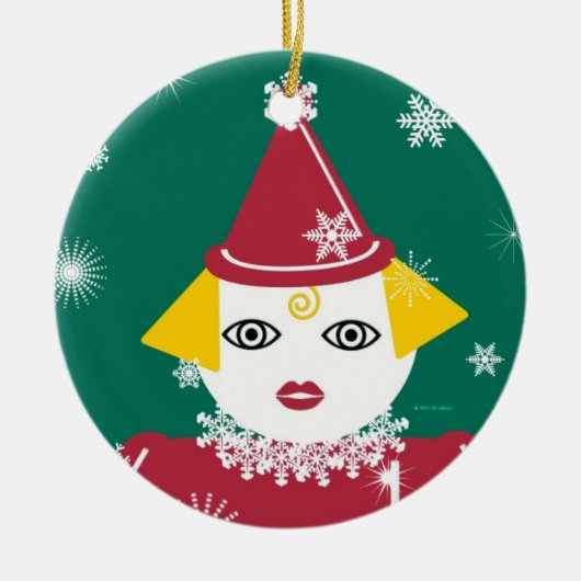 Schneeflocke Martzkin Mutter Ornament (Vorne)