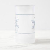 Schneeflocke-mattierte Tasse (Mittel)