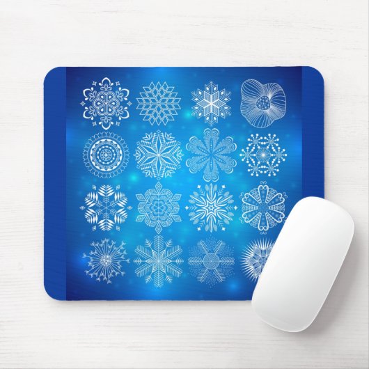 Schneeflocke Mousepad (Mit Mouse)