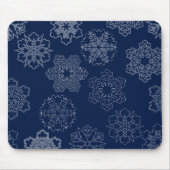 Schneeflocke Mousepad (Vorne)
