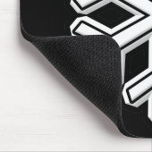 Schneeflocke Mousepad (Ecke)
