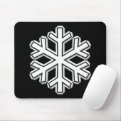 Schneeflocke Mousepad (Mit Mouse)