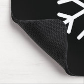 Schneeflocke Mousepad (Ecke)