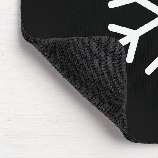 Schneeflocke Mousepad (Ecke)