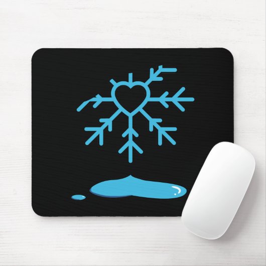 Schneeflocke Mousepad (Mit Mouse)