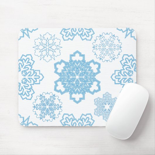 Schneeflocke Mousepad (Mit Mouse)