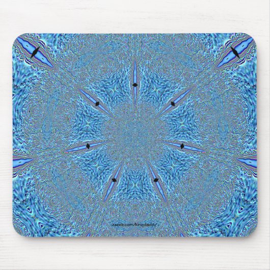 Schneeflocke Mousepad (Vorne)
