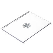 Schneeflocke Notizblock (Linke Seite)
