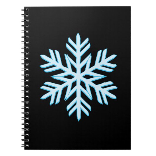 Schneeflocke Notizblock (Vorderseite)