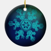 Schneeflocke Ornament 2 (Hinten)