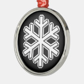 Schneeflocke Ornament Aus Metall (Links)