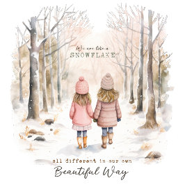 Schneeflocke Ornament Karte