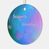 Schneeflocke Ornamment Ornament Aus Metall (Links)