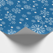 Schneeflocke-Packpapier Geschenkpapier (Ecke)