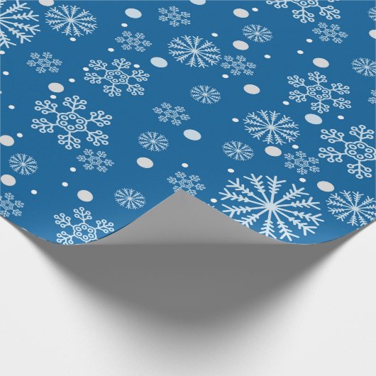 Schneeflocke-Packpapier Geschenkpapier (Ecke)