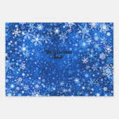 Schneeflocke Papierbögen für kundenspezifisches Wr Geschenkpapier Set (Vorderseite)